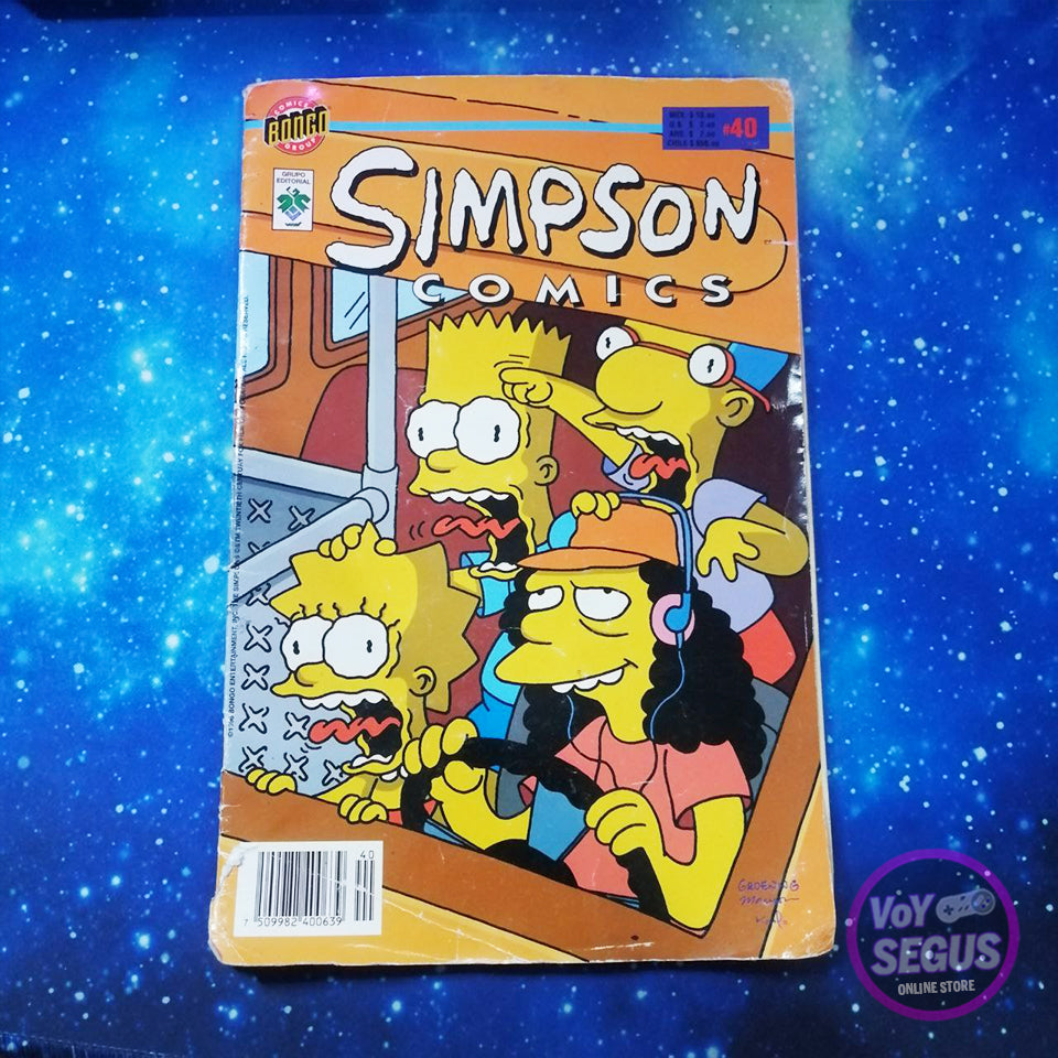 Comic Los Simpson - Numero 40 - Bongo Comics Español MX Coleccion – Voy  Segus Coleccionables