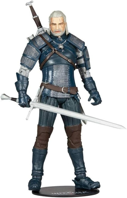 McFarlane Toys - Geralt of Rivia - Viper Armor Teal Dye (The Witcher) 7" Action Figure.