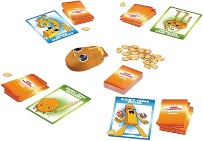 Hasbro Gaming Papas Traidoras Juego de Cartas, Juego dinámico con Rondas de 25 Minutos, para familias y Adultos, para 3 a 10 Jugadores, + 8 años