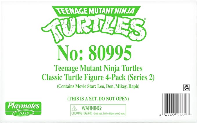 Teenage Mutant Ninja Turtles Micro Mutant TMNT Classic Movie Star Soft Bundle