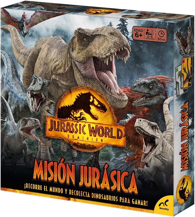 Novelty Juego de Mesa Dino Expedición Jurassic World Dom