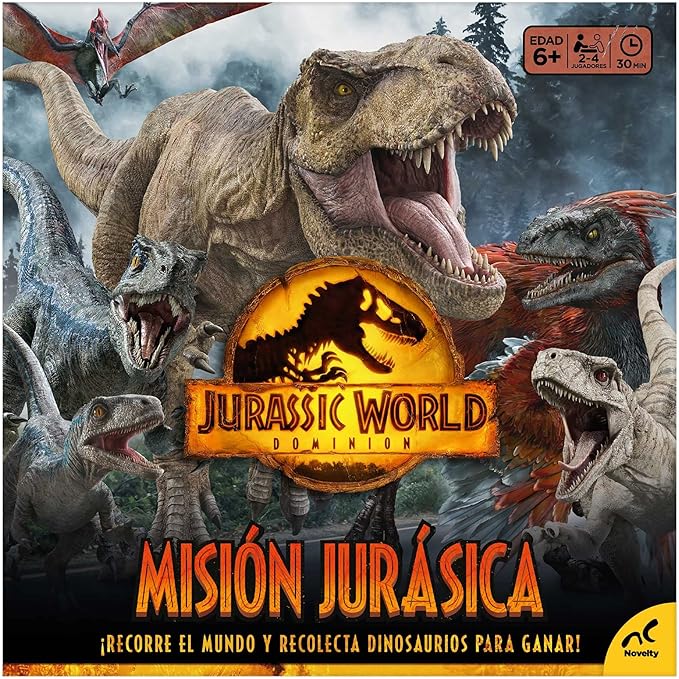 Novelty Juego de Mesa Dino Expedición Jurassic World Dom