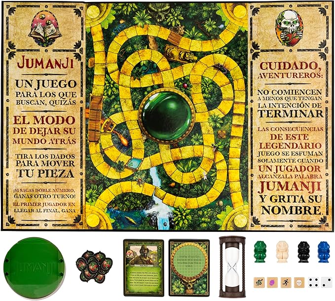 Cardinal Jumanji el Juego, la última edición del clásico Juego de Mesa de Aventuras para familias y niños a Partir de 8 años