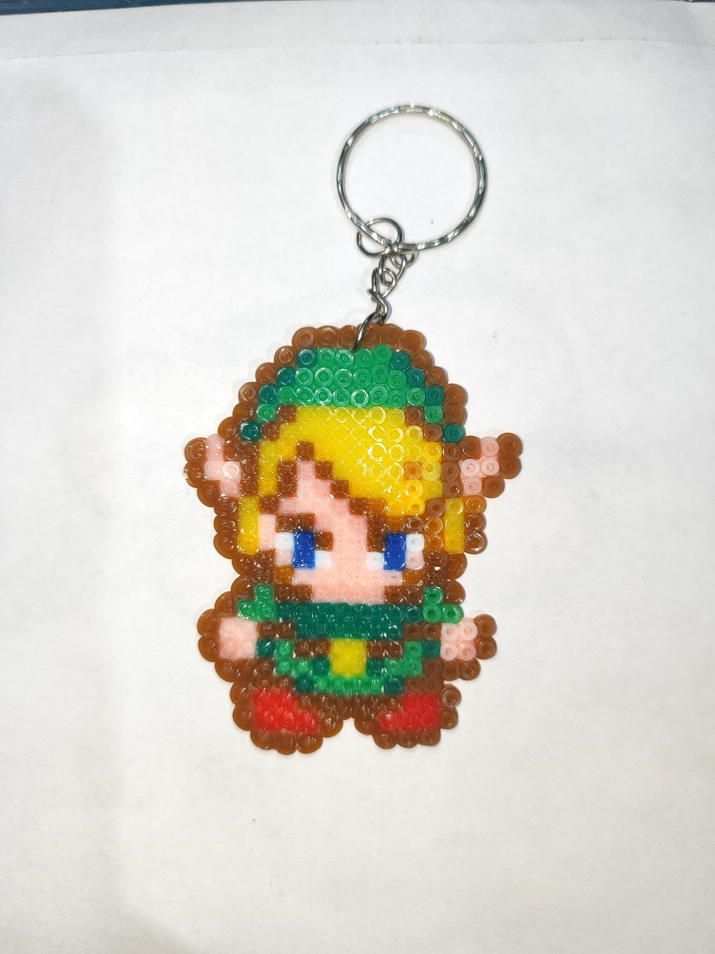 Link de Zelda MinishCap 16bits de 8cm Hamabeads minis  Llavero o Colgante