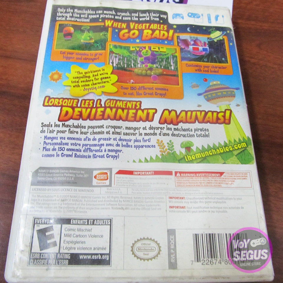 The Munchables Juego para Nintendo Wii coleccion retro Voysegus