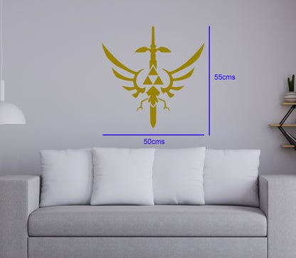 Vinil de Zelda decorativo para pared o autos (55cms)