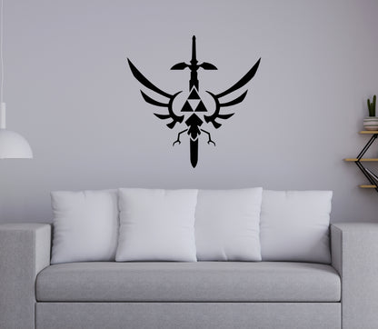 Vinil de Zelda decorativo para pared o autos (55cms)