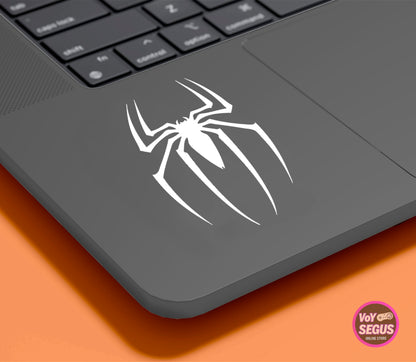 Sticker Calca Araña Spiderman 2pzas Auto, Laptop, Moto 10cms