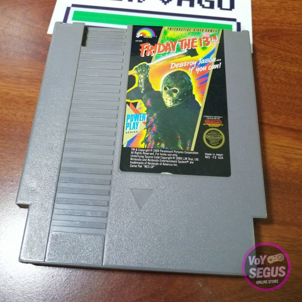 Friday The 13th Cartucho Para Nintendo #Voysegus