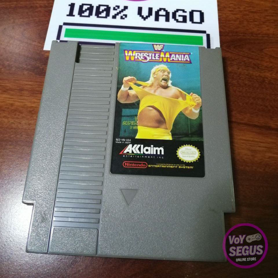 Wrestlemania Cartucho Para Nintendo Nes #Voysegus