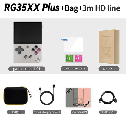 Consola Anbernic RG35XX Plus 64gb con 5mil Juegos + Regalos y Bolsa Envio Gratis