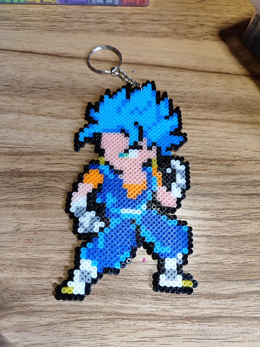 Vegito Blue Dragonball 16bits de 15cm Hamabeads llavero o Colgante