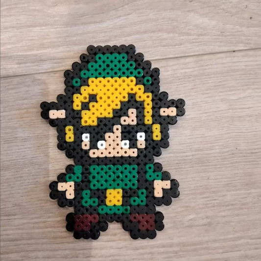 Link Zelda Minish Cap 16bits de 12cm Hamabeads llavero