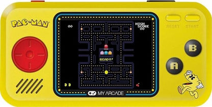 MY ARCADE Pac-Man - Consola de Juegos portátil Pocket Player: 3 Juegos Integrados, Pac-Man, Pac-Mania, Pac-Panic, Coleccionable