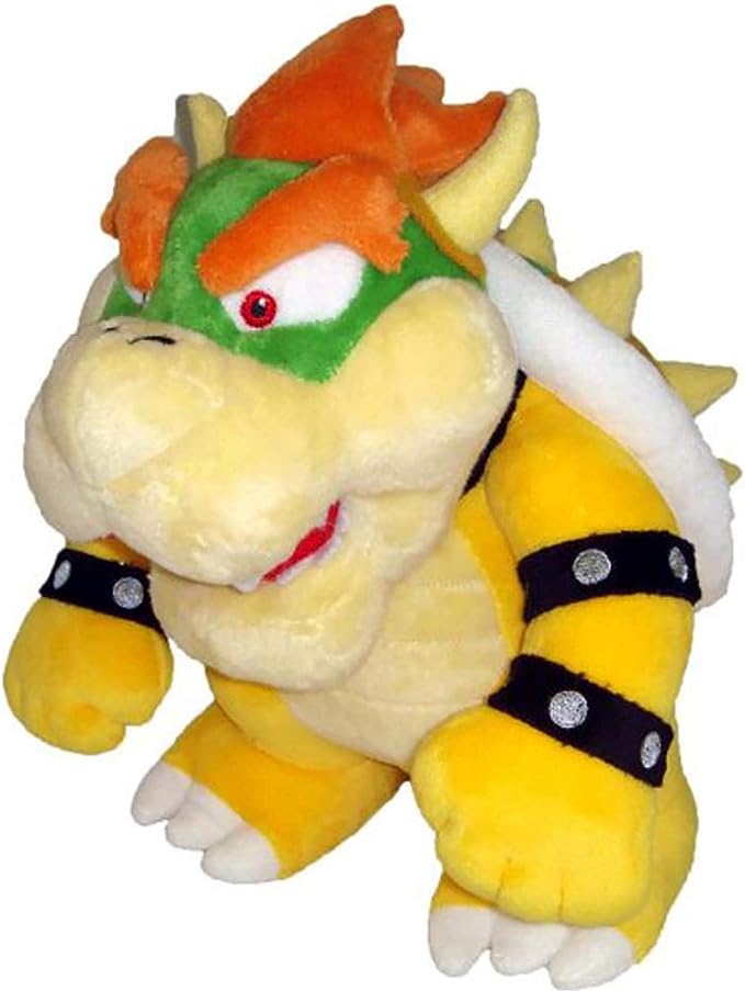 Little Buddy Super Mario All Star Collection 1423 Bowser - Peluche de Peluche, 10 Pulgadas, Multicolor