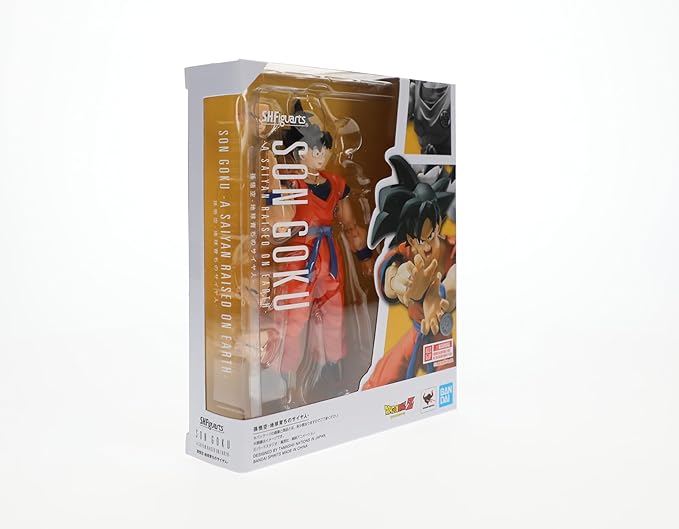 Tamashii Nations - Figura de acción Dragon Ball Super de Bandai S.H., Figura de acción de Son Goku (un Saiyajin Criado en la Tierra)