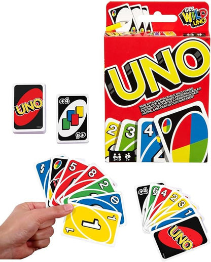 Matter Games UNO - Juego de Cartas Original para jugar con amigos para niños de 7 años en adelante