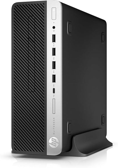 HP EliteDesk 705 G4 SFF PC de sobremesa, AMD Ryzen 5 Pro 2400G hasta 3,9 GHz, 16 GB de RAM DDR4, SSD de 512 GB, WiFi, Bluetooth, DisplayPort, Windows 10 Pro (renovado)