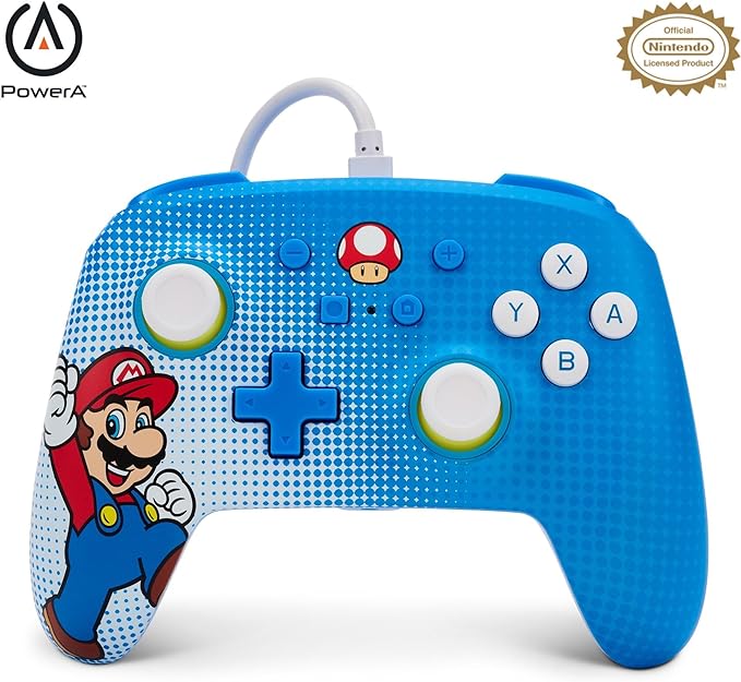 PowerA Control Mejorado Alámbrico para Nintendo Switch - Mario Pop Art - Standard Edition