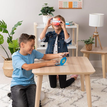 Classic View Master Deluxe Edition con Carretes Discovery Kids (Visor Metálico Rojo, Estuche de Almacenamiento y 5 Carretes Incluidos) - Exclusivo de Amazon