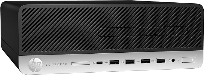 HP EliteDesk 705 G4 SFF PC de sobremesa, AMD Ryzen 5 Pro 2400G hasta 3,9 GHz, 16 GB de RAM DDR4, SSD de 512 GB, WiFi, Bluetooth, DisplayPort, Windows 10 Pro (renovado)