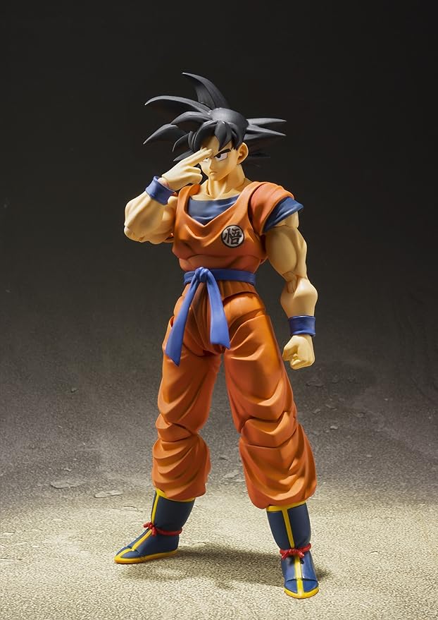 Tamashii Nations - Figura de acción Dragon Ball Super de Bandai S.H., Figura de acción de Son Goku (un Saiyajin Criado en la Tierra)