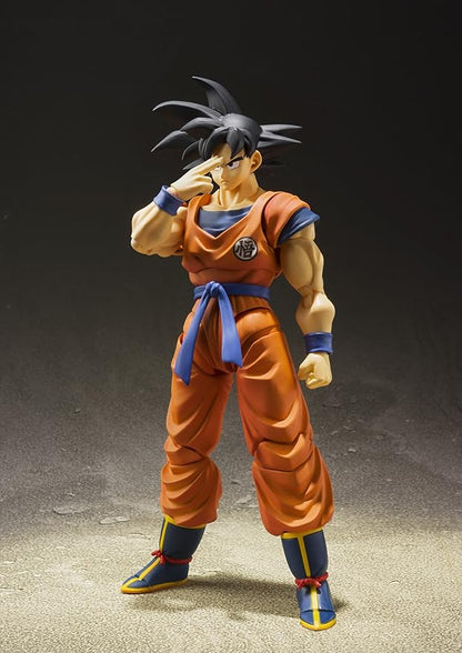 Tamashii Nations - Figura de acción Dragon Ball Super de Bandai S.H., Figura de acción de Son Goku (un Saiyajin Criado en la Tierra)