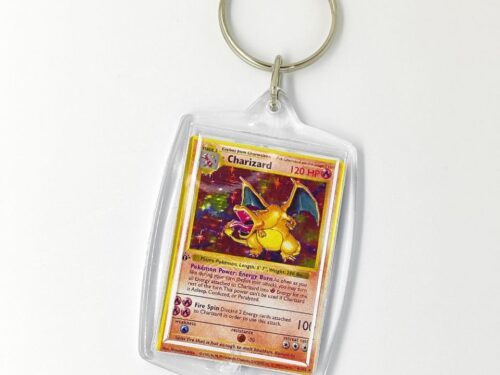 Llavero Pokemon Charizard (Mini Carta TCG)