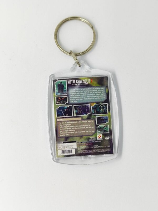 Juego Metal Gear Solid 2: Sons of Liberty Llavero Acrilico (PS2)