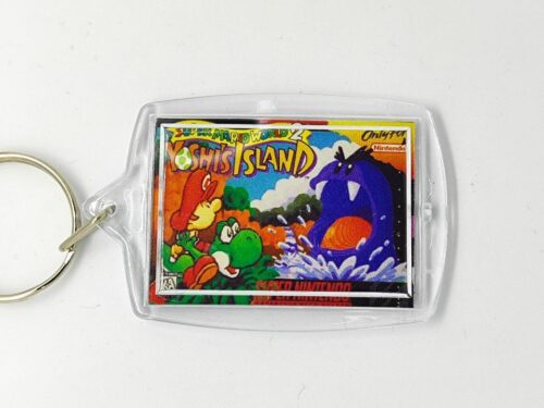 Cartucho Super Mario World 2 Yoshi's Island Llavero (SNES)