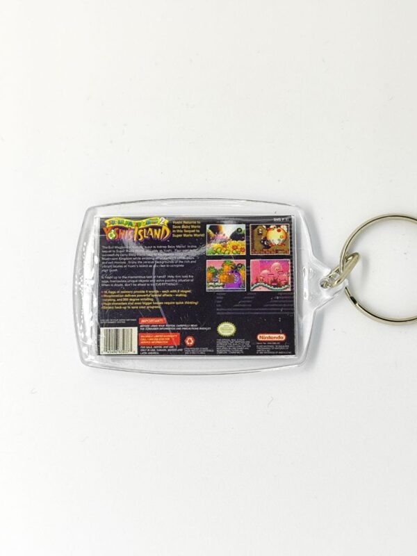 Cartucho Super Mario World 2 Yoshi's Island Llavero (SNES)