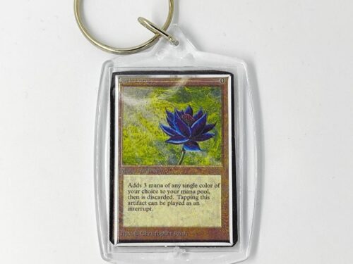 Carta Black Lotus Mini - Llavero de Magic The Gathering