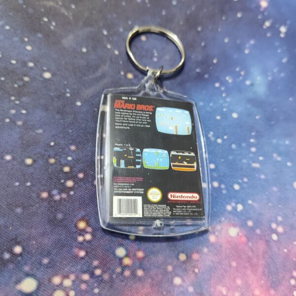 Juego Mario Bros (Original NES) Llavero Retro
