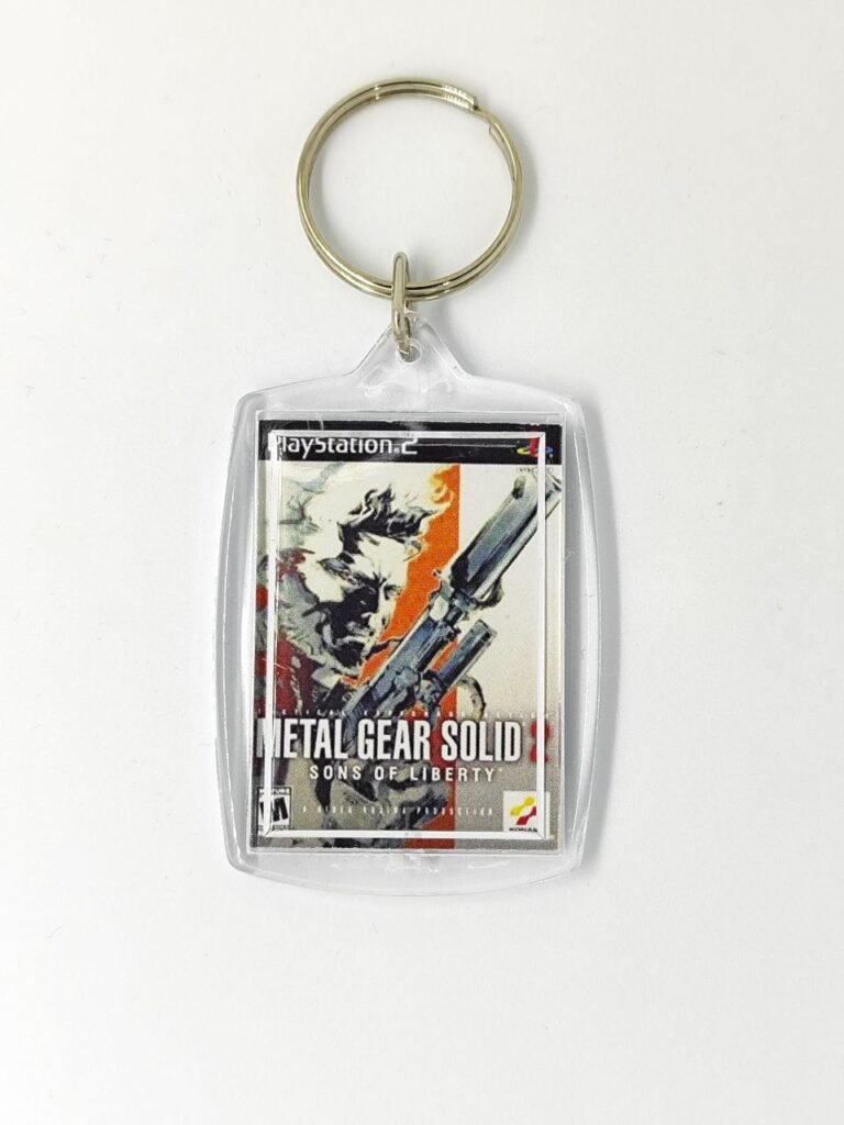 Juego Metal Gear Solid 2: Sons of Liberty Llavero Acrilico (PS2)