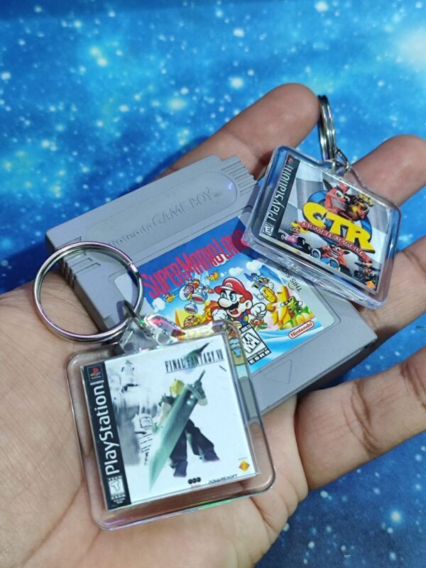 Juego Mario Bros (Original NES) Llavero Retro