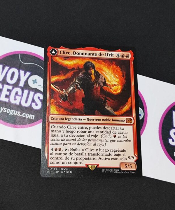 Clive, Dominante del Ifrit - Final Fantasy x Magic The Gathering [Español | Regular | No Foil]