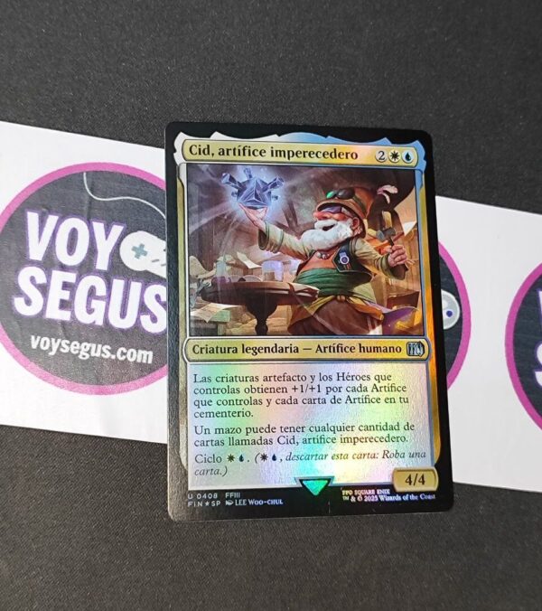 Cid, Artífice Imperecedero - Foil (Español) Final Fantasy x Magic The Gathering