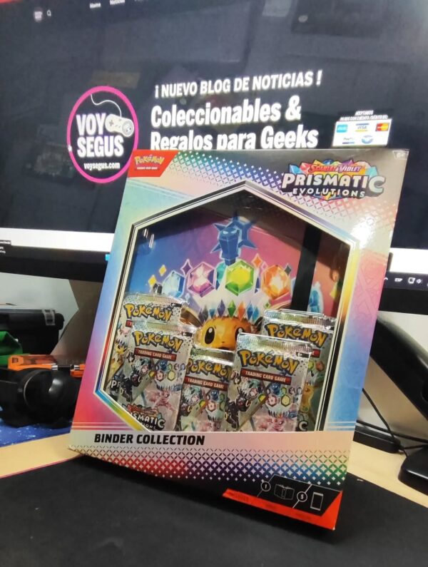 Pokémon - Scarlet & Violet: Prismatic Evolutions Binder Collection (Sellado) 1 pza