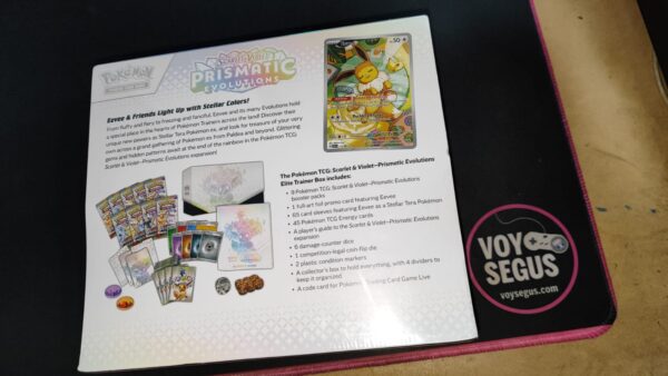 Pokémon - Scarlet & Violet: Prismatic Evolutions Elite Trainer Box (1 pza Sellado)