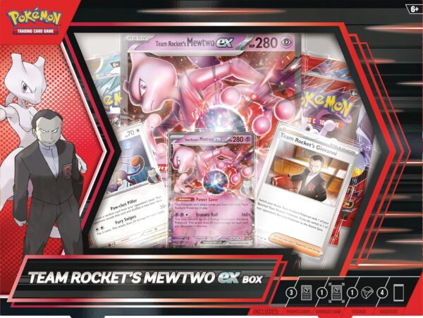 mewtwo pack destined rivals Pokémon - Team Rocket's Mewtwo EX Box