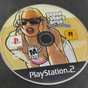 GTA San Andreas Playstation 2 (Sólo disco / caja genérica sin mapa)