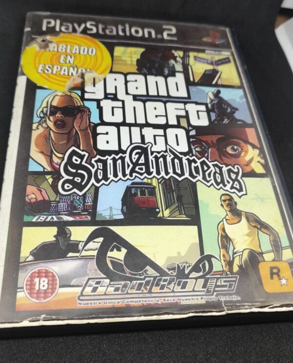 GTA San Andreas Playstation 2 (Sólo disco / caja genérica sin mapa)