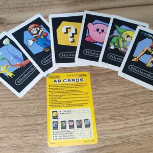 Tarjeta de Realidad Aumentada Nintendo 3DS / 2DS AR (paquete de 6)