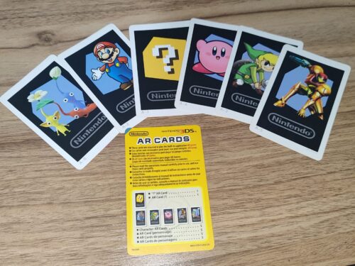 Tarjeta de Realidad Aumentada Nintendo 3DS / 2DS AR (paquete de 6)