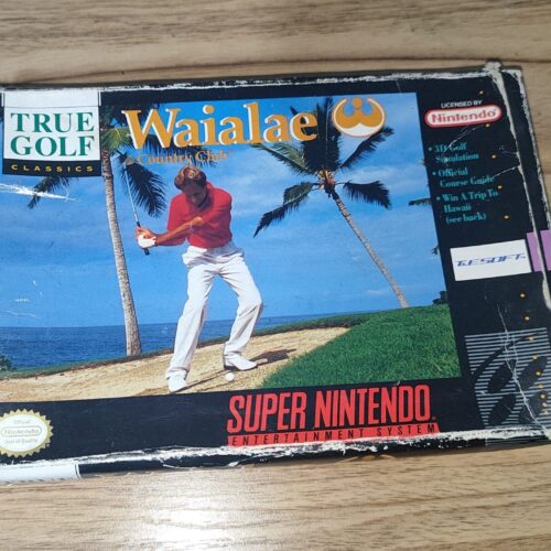True Golf Classics: Waialae Country Club (Supernintendo) Con caja