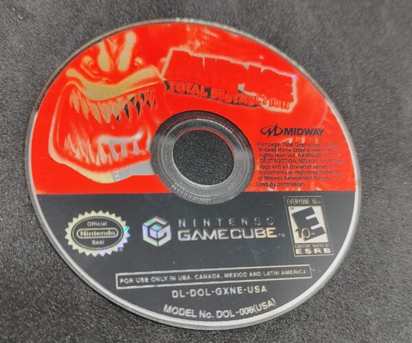 Rampage Total Destruction (Game Cube) Sólo Disco