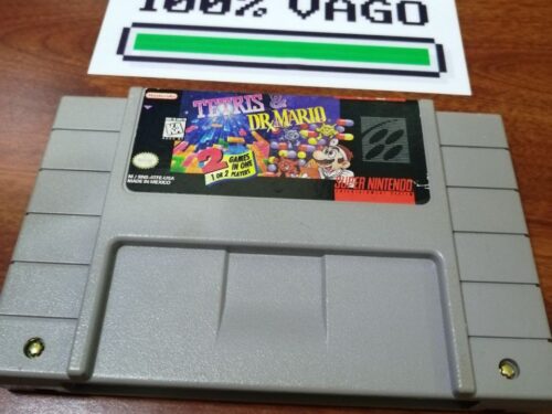 Juego Tetris & Dr. Mario - Super Nintendo (Usado)