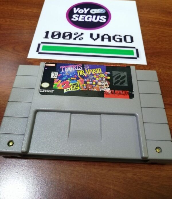 Juego Tetris & Dr. Mario - Super Nintendo (Usado)