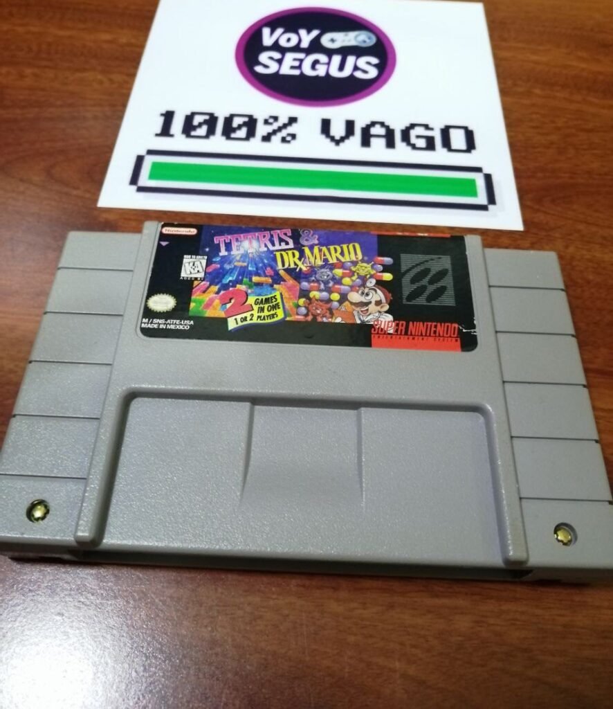 Juego Tetris & Dr. Mario - Super Nintendo (Usado)