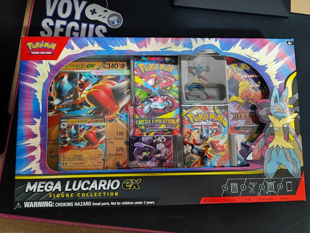 Mega Lucario ex Figure Collection Pokémon TCG (única pieza)